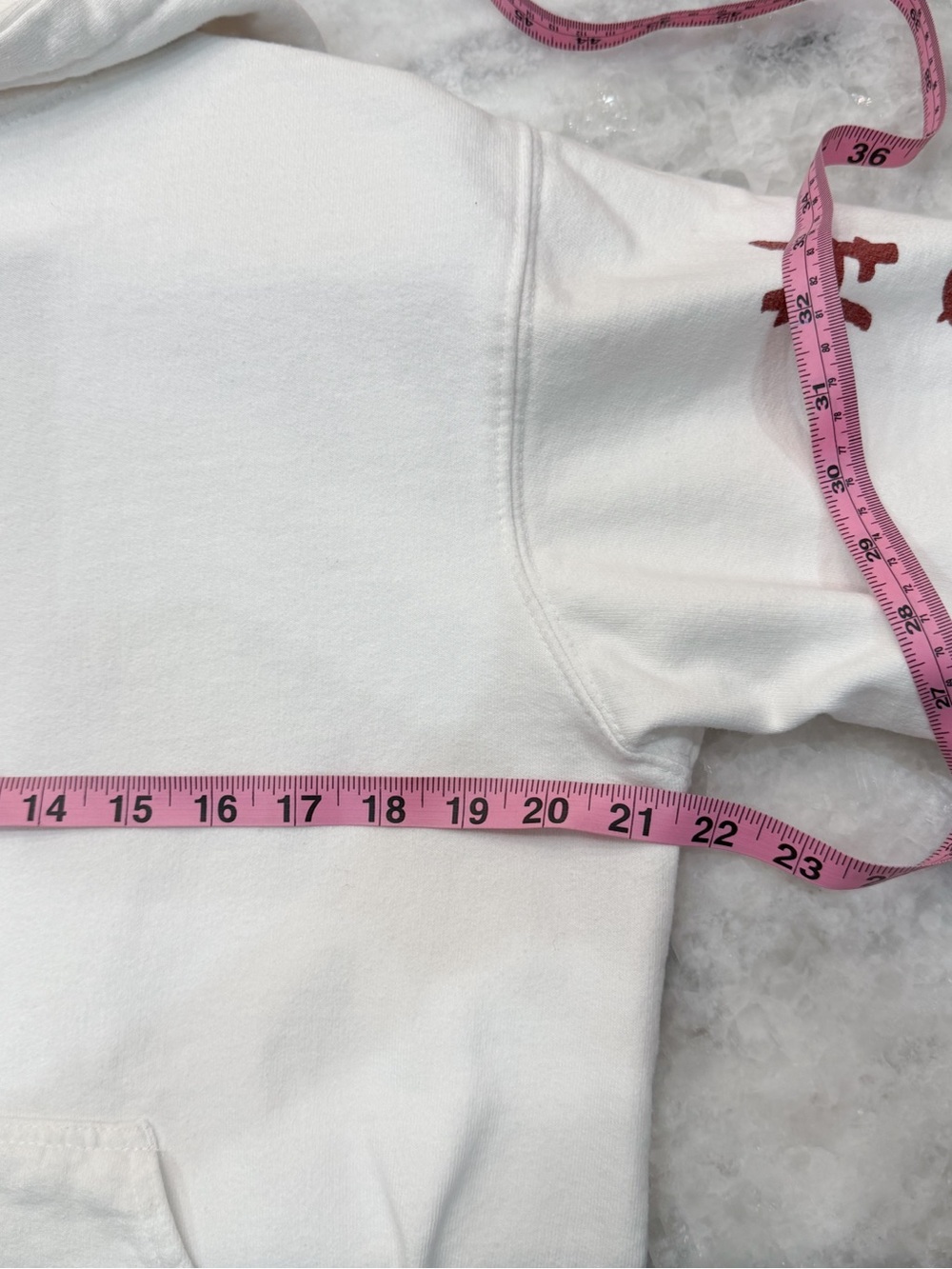 Brandy Melville/John Galt White Hong Kong Dragon Sweatshirt Hoodie OS - Picture 9 of 9
